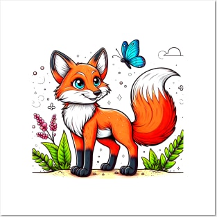 Delightful Fox Posters and Art